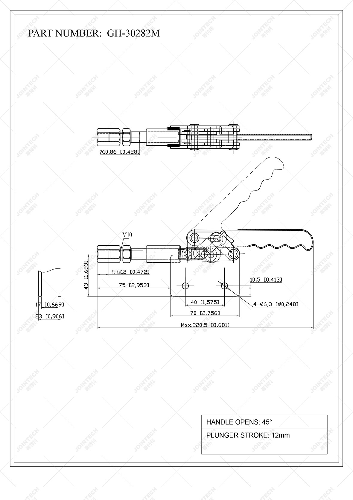 Push Pull Toggle Clamp
